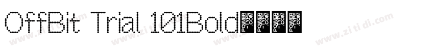 OffBit Trial 101Bold字体转换